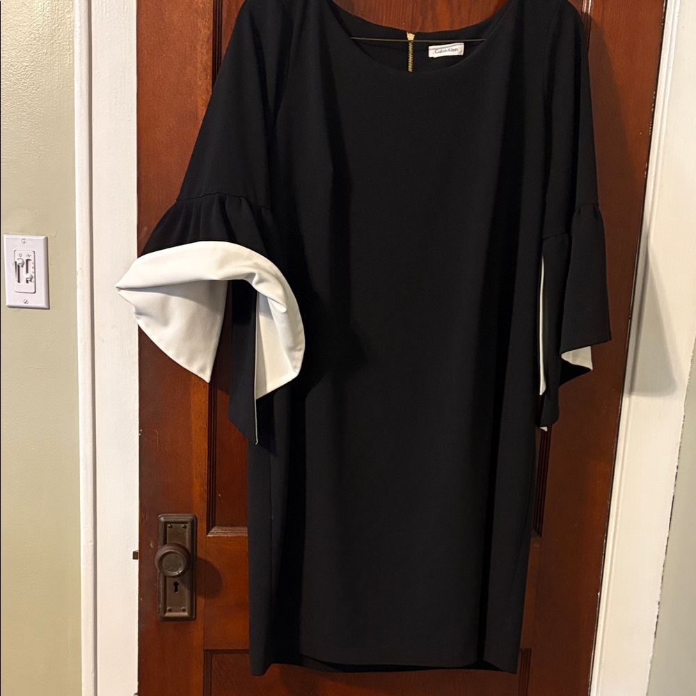 Elegant Black and White Women's Dress